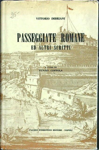 Passeggiate romane - Vittorio Imbriani - copertina