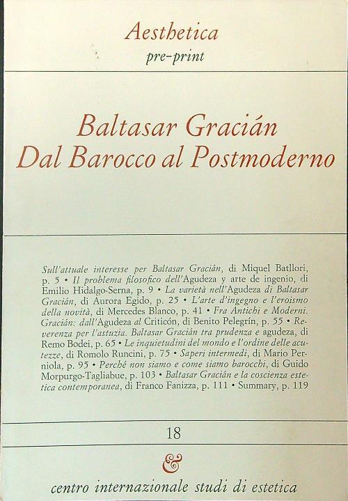 Dal Barocco al Postmoderno