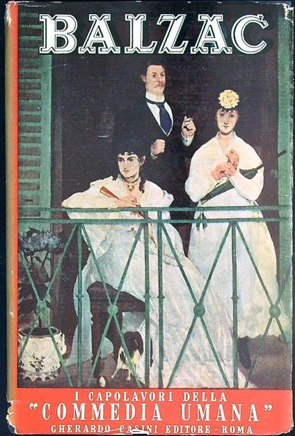 I capolavori della Commedia Umana III - Onorato De Balzac - copertina