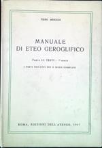 Manuale di eteo geroglifico. Parte II: Testi