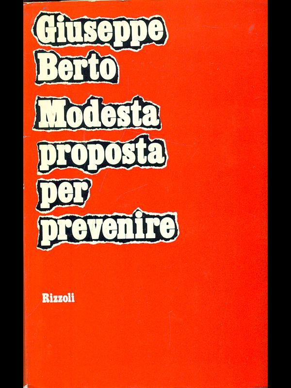 Modesta proposta per prevenire