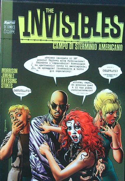 The  Invisibles: campo di sterminio americano - copertina