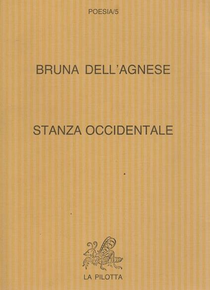 Stanza occidentale - Bruna Dell'Agnese - copertina