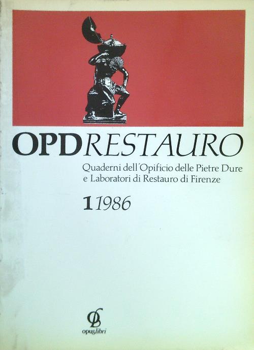 OPD Restauro 1/1986 - copertina
