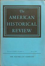 The american historical review n.5 june 1969