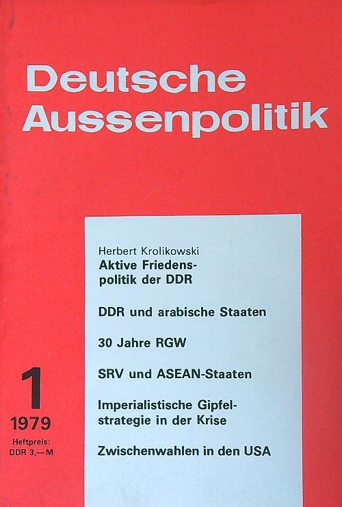 Deutsche Aussenpolitik 1/1979