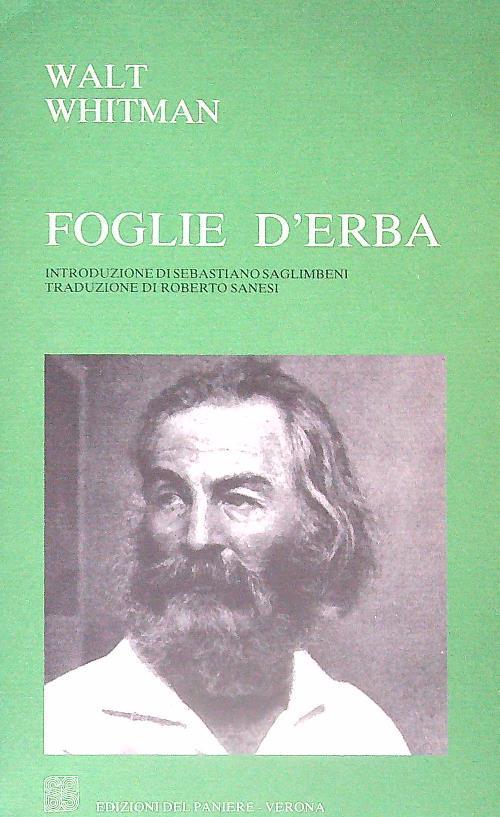Foglie d'erba - Walt Whitman - copertina