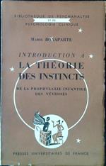 Introduction a la théorie des instincts