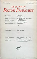 La nouvelle revue francaise 208/avril 1970