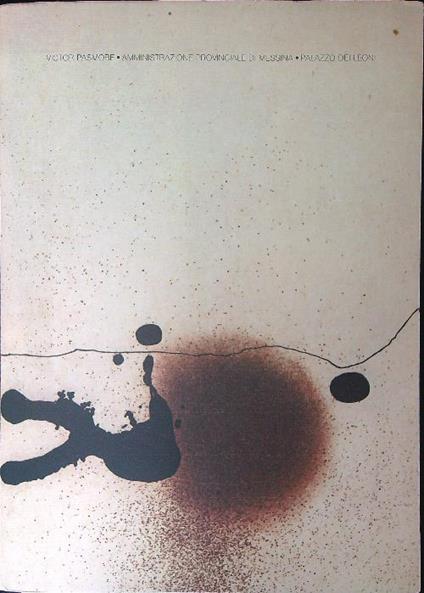 Victor Pasmore Amministrazione provinciale di Messina Palazzo dei leoni - copertina