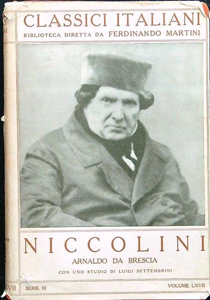 Arnaldo da Brescia - Niccolini - copertina