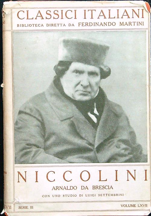 Arnaldo da Brescia - Niccolini - copertina
