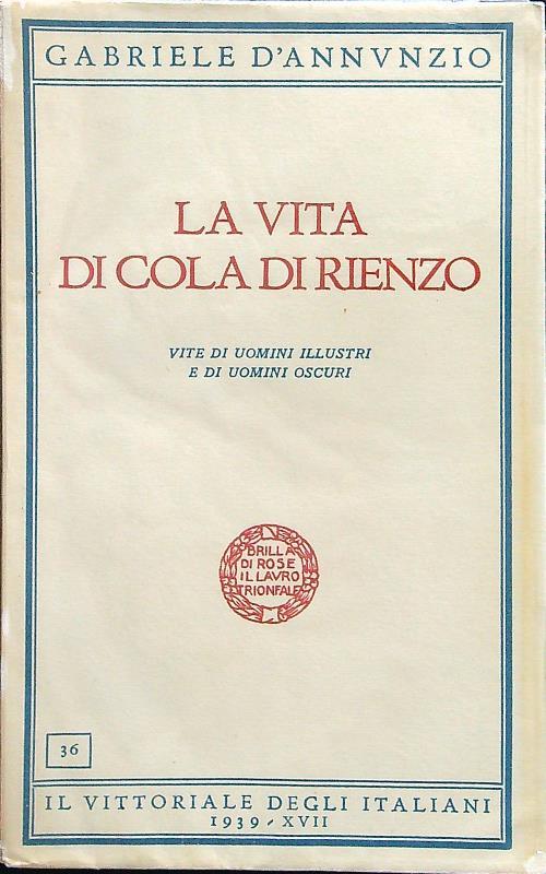 La vita di Cola di Rienzo