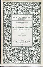 La filosofia contemporanea vol. II