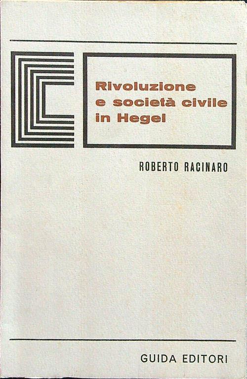 Rivoluzione e società civile in Hegel