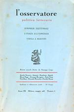 L' osservatore politico letterario n.5 / maggio 1963