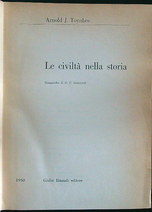 Le civiltà nella storia