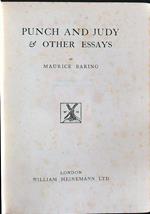 Punch and Judy and other essays