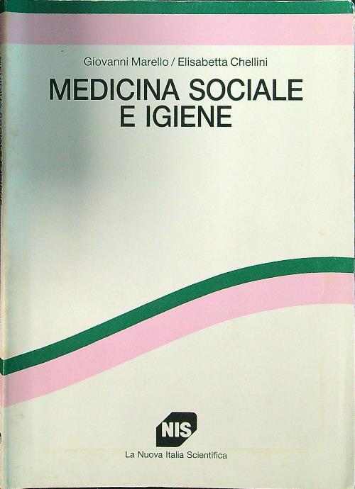 Medicina sociale e igiene - Marello - copertina