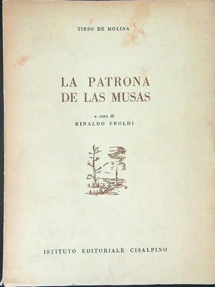 La  patrona de las musas - Tirso De Molina - copertina