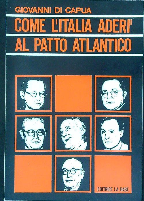 Come l'Italia aderì al patto Atlantico
