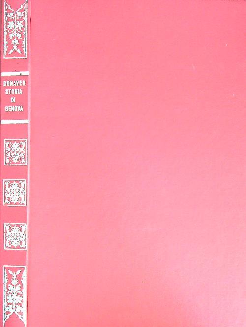Storia di genova - Federico Donaver - copertina