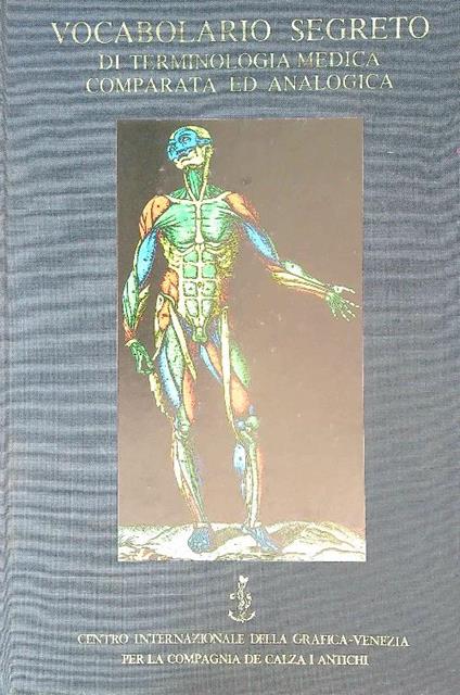 Vocabolario segreto di terminologia medica comparata ed analogica - copertina