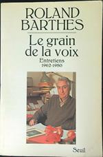 Le  grain de la voix