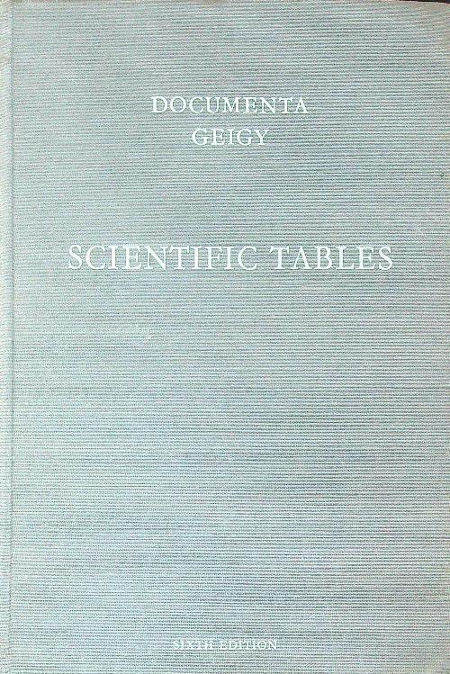 Documenta Geigy Scientific Tables