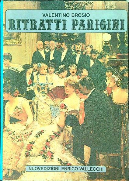 Ritratti Parigini - Valentino Brosio - copertina
