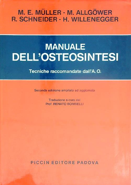 Manuale dell'osteosintesi - copertina
