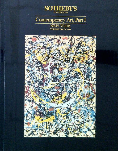 Sale 5842 Contemporary Art, Part I - May 2, 1989 - copertina