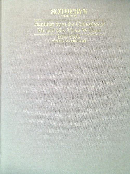 Sale 5772 Paintings from the Collection of Mr and Mrs Victor W. Canz