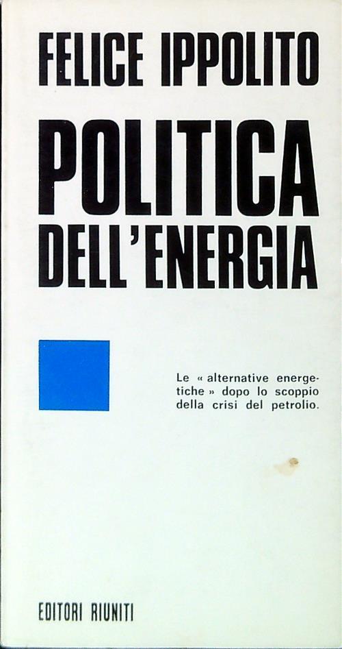 Politica dell'energia
