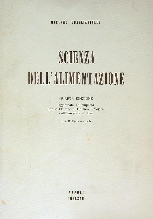 Scienza dell'alimentazione