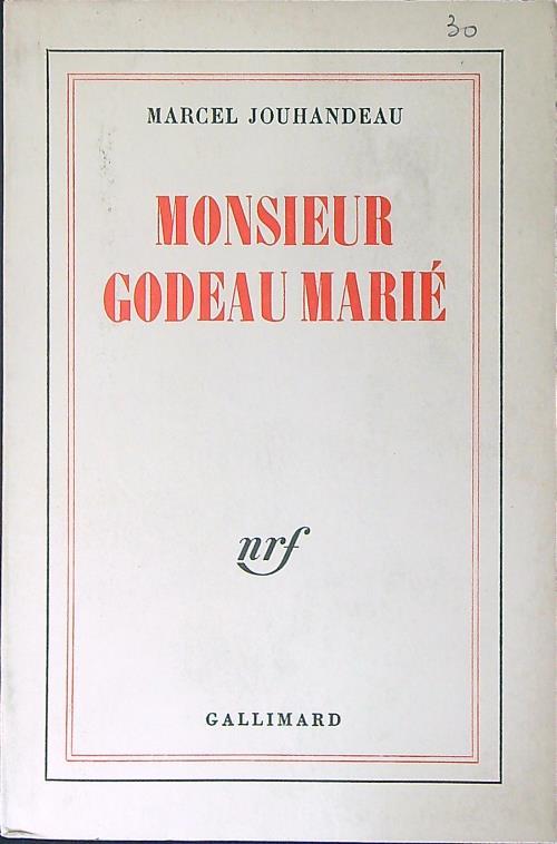 Monsieur godeau Mariè
