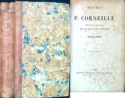Oeuvres. Tome premier - P. Corneille - copertina