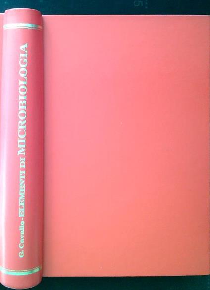 Elementi di microbiologia - G. Cavallo - copertina