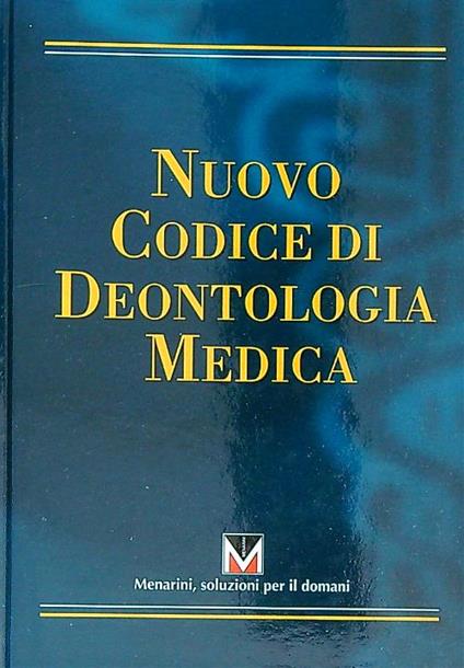 Nuovo codice di deontologia medica - copertina