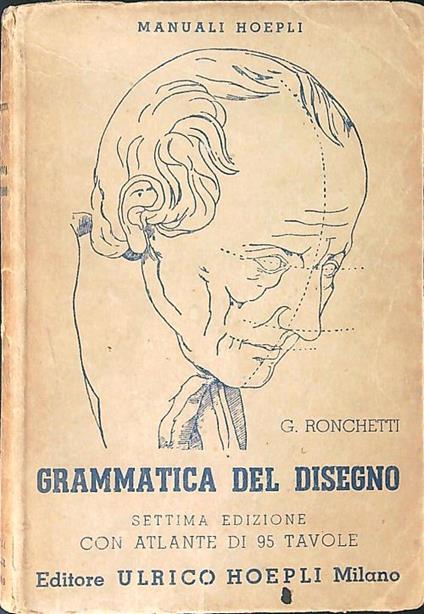 Grammatica del disegno - G. Ronchetti - copertina