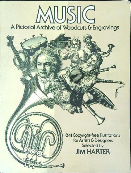Music A pictorial archive of Woodcuts & Engravings - Jim Harter - copertina