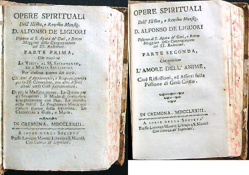 Opere spirituali (due volumi in unico tomo)