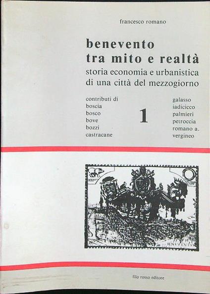 Benevento tra mito e realtà 1 - Francesco Romano - copertina