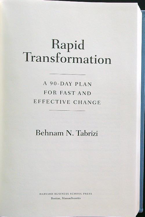 Rapid transformation