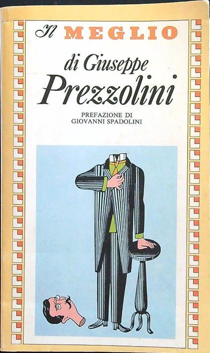 Il meglio di Giuseppe Prezzolini - copertina
