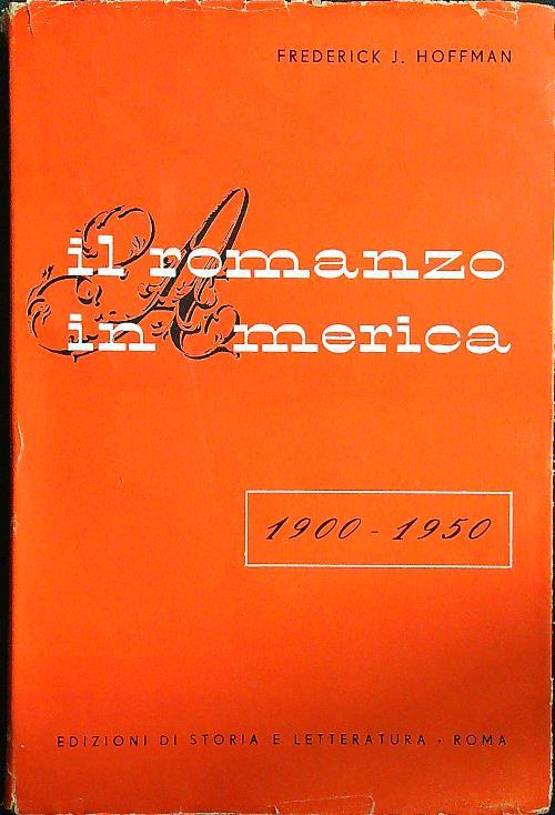Il romanzo in America 1900-1950