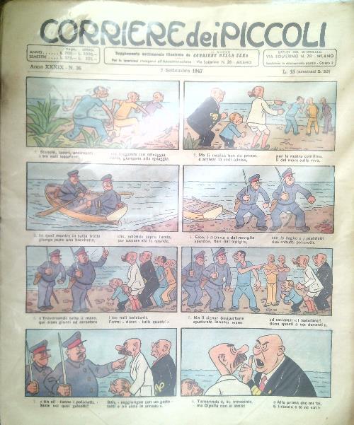 Corriere dei Piccoli 1947 dal N. 8 al N. 52 - PESSIME CONDIZIONI - copertina