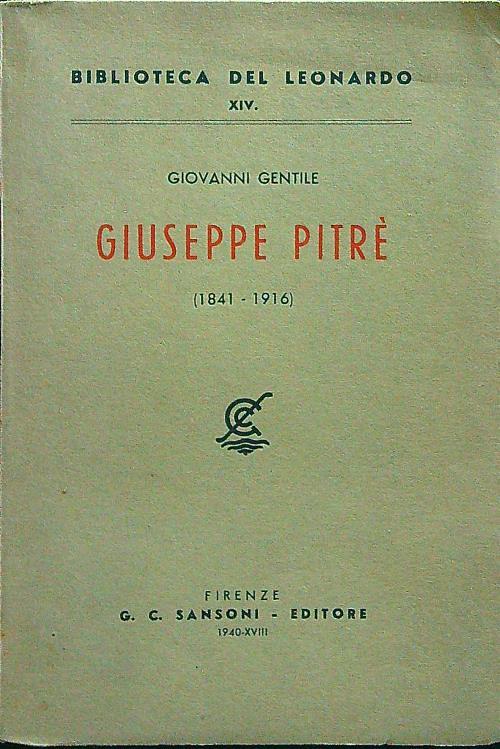 Giuseppe Pitrè