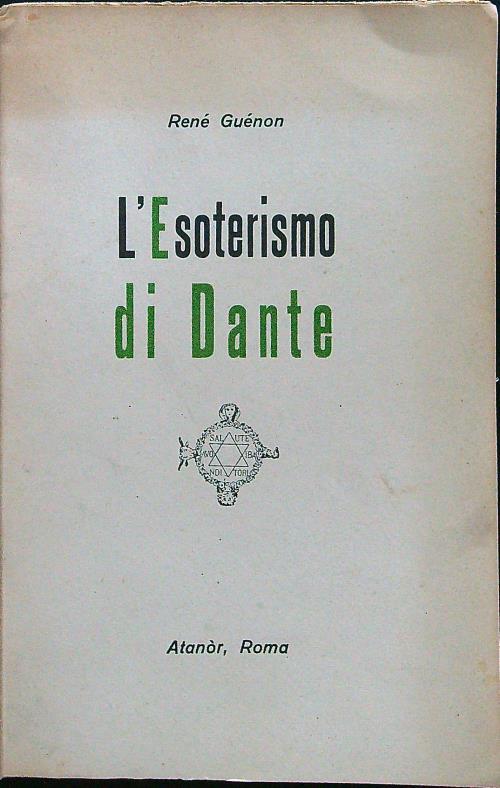 L' esoterismo di Dante - Renè Guenon - copertina
