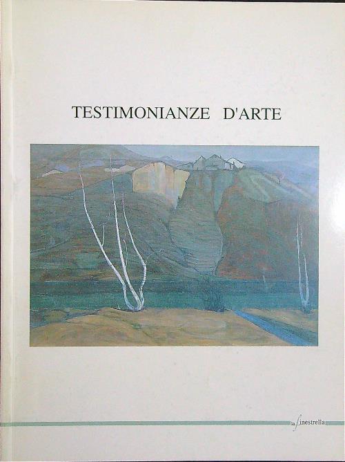 Testimonianze d'arte XXII - copertina